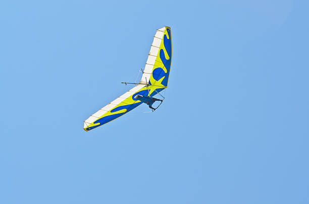 istock Hang Glider in the Blue Sky 153566069