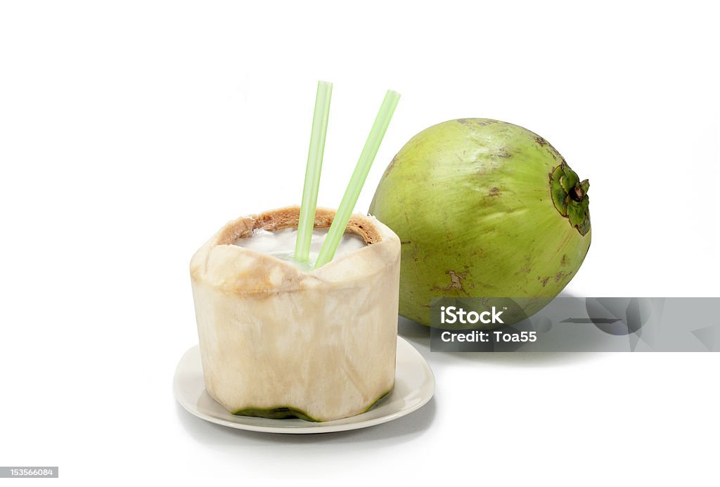 Coconut with white background Coconuts on white background Asia Stock Photo