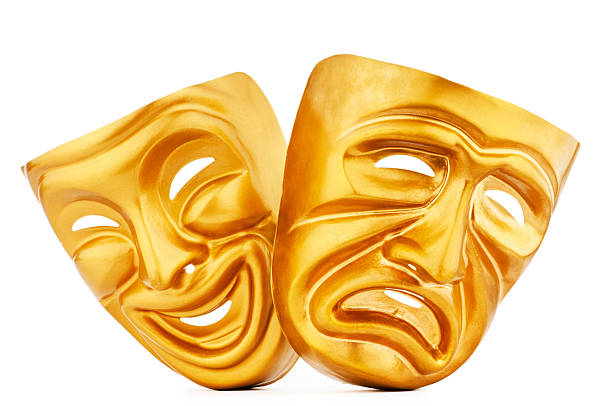 istock Masks with the theatre concept 153567648