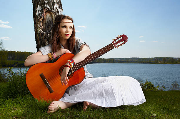 istock beautiful hippie girl 153568088