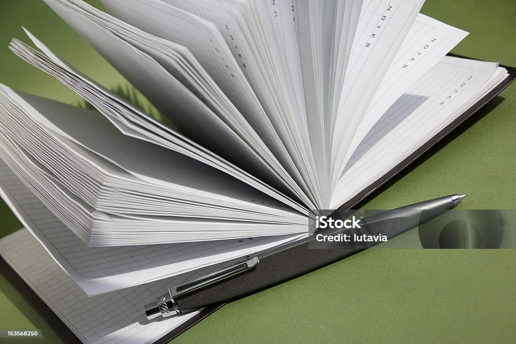Notebook con una penna - Foto stock royalty-free di Affari