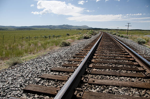 istock Railroad Tracks on Hwy 36 153568292
