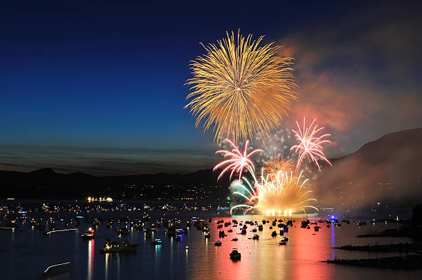 istock fireworks display at English Bay 153569248