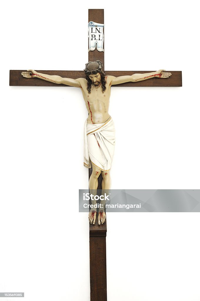 Crucified Jesus Christ Stock Photo - Download Image Now - Blood,  Catholicism, Christianity - iStock
