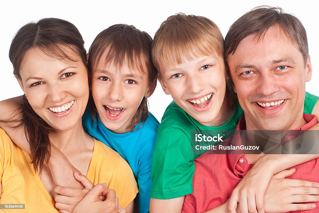 Família de quatro - Royalty-free Adulto Foto de stock