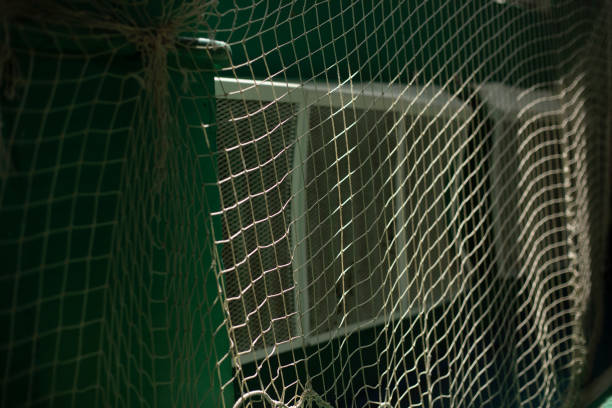 istock Net in gym. Mesh Details. Light in gym. 1535713303