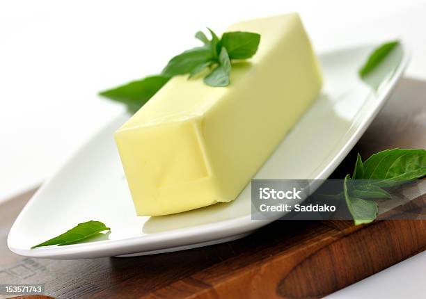 Butter Stock Photo - Download Image Now - Basil, Breakfast, Butter