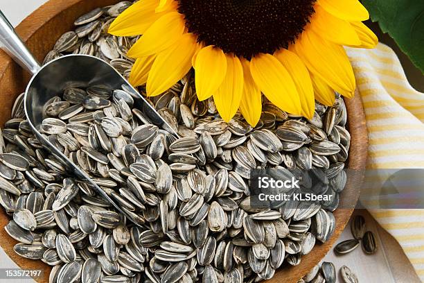 Closeup Of Sunflower Seeds Stock Photo - Download Image Now - Sunflower Seed, Seed, Sunflower