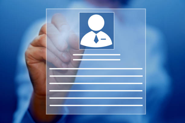 istock Human resources HR and management concept. Employee must complete the online survey form. Marked checklist on a clipboard. 1535722898