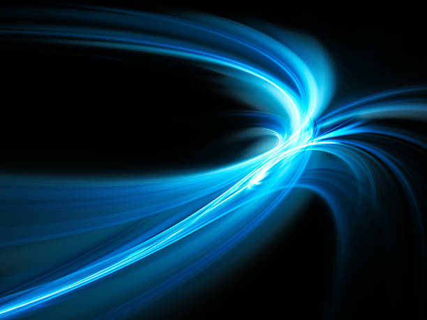 Cтоковое фото Голубой на черный абстрактный фон элемента