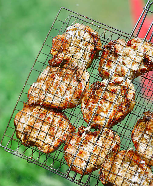 istock Steaks in Barbecue grill 153572589