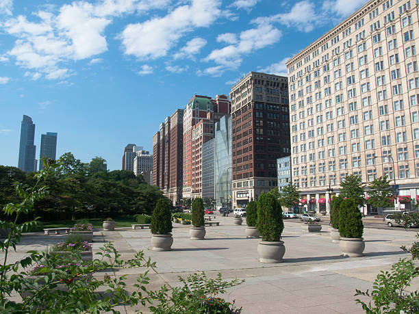 istock Chicago Skyscrapers along Michigan Avenue 153572998