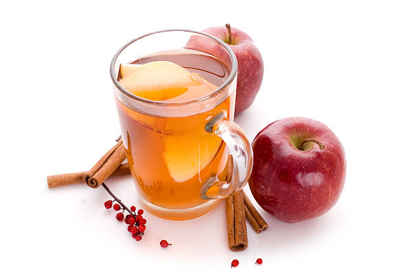 사과주 (apple cider) 스톡 사진