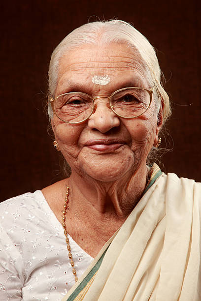istock Indian senior woman 153574934