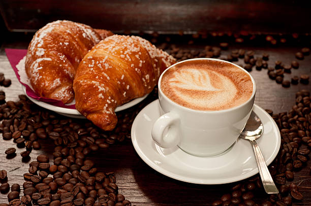 istock Brioches and cappuccino 153575172
