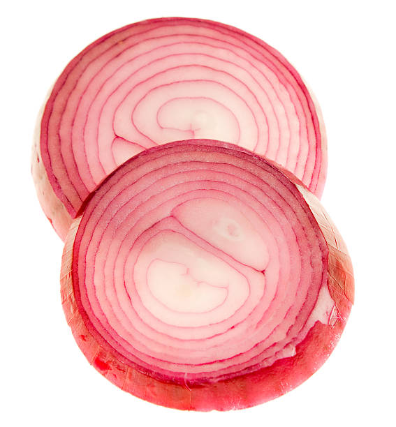 istock Slices of red onion 153576614