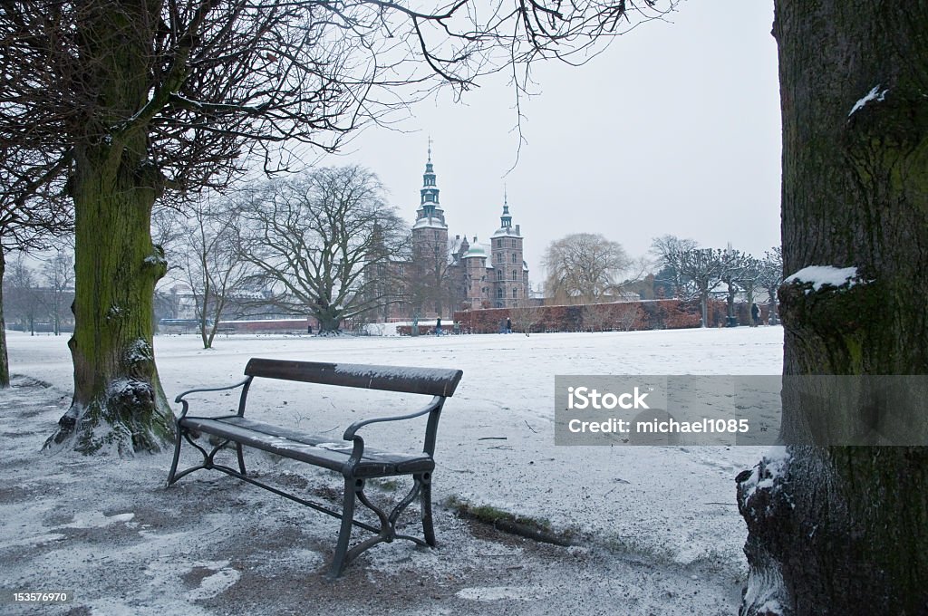 Copenhagen view of copenhagen park in winter Copenhagen Stock Photo