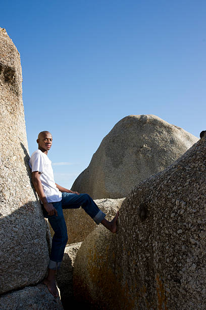 A large boulder