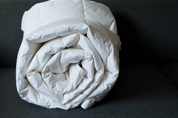 istock Detail of down comforter 153577145