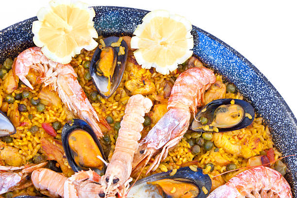 paella stock photo