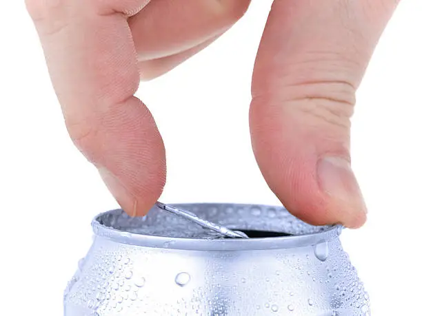 Photo of Silver soda can