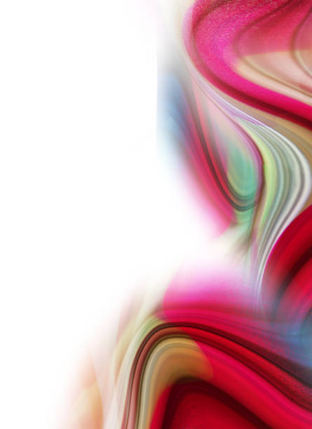istock Abstract colorful red wavy background for design 1535788789