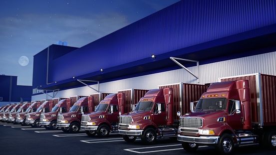 Truck, Loading Dock, Transportation, Commercial Dock, Loading