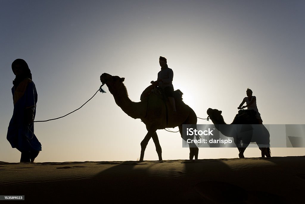 Modelli in sahara - Foto stock royalty-free di Cultura egiziana