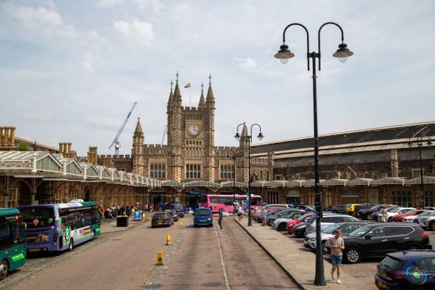 Bristol Temple Meads Train Station Bristol, England - June 16th 2023: Bristol Temple Meads Train Station bristol england stock pictures, royalty-free photos & images