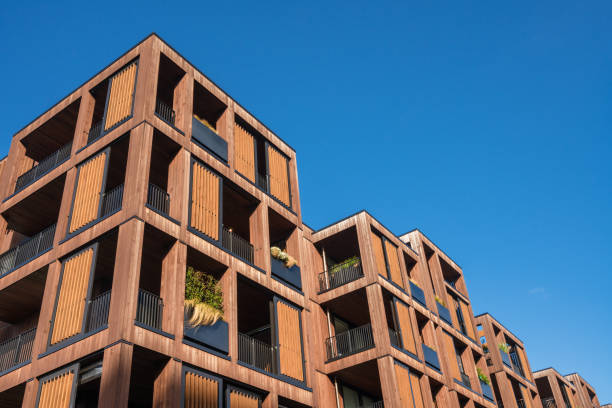istock Modern townhouse design, apartment buildings. 1535913300