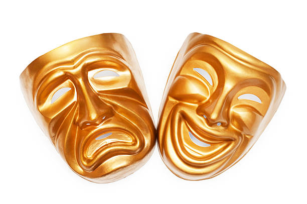 istock Masks with the theatre concept 153591563