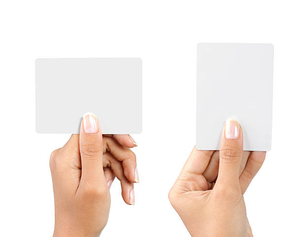 istock hand holding blank business card 153592098