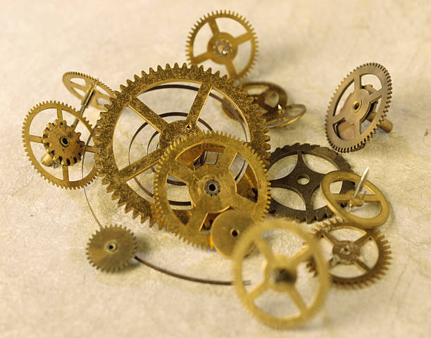 Various gears stock photo