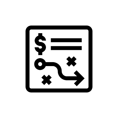 istock Financial Planning Line icon, Design, Pixel perfect, Editable stroke. Logo, Sign, Symbol. 1535938300