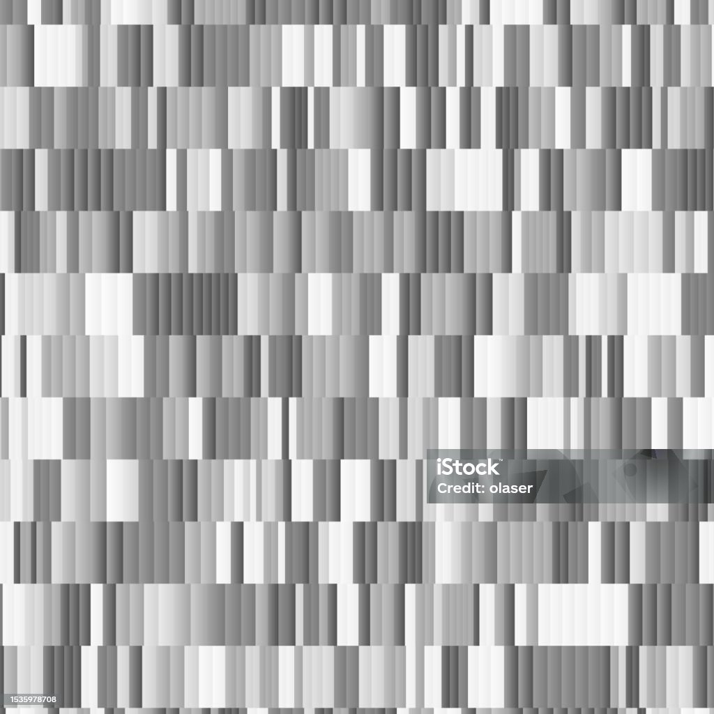 Grayscale Rectangles In Different Size In Rows Stock Illustration ...