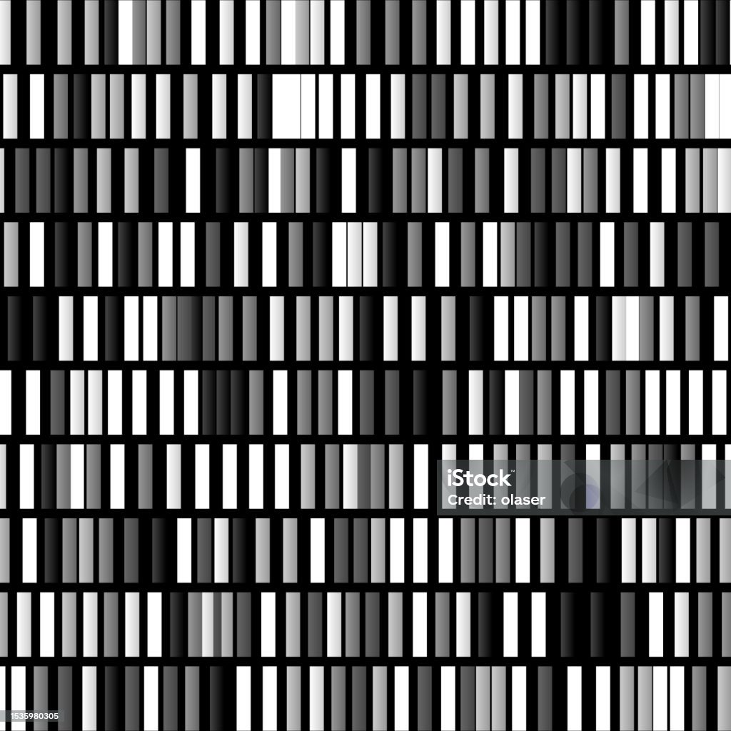 32 Small Rectangles One Row Grayscale Rectangles In Different Size In Rows Stock Illustration ...