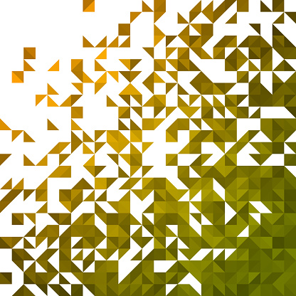 Fading brown-green triangles pattern