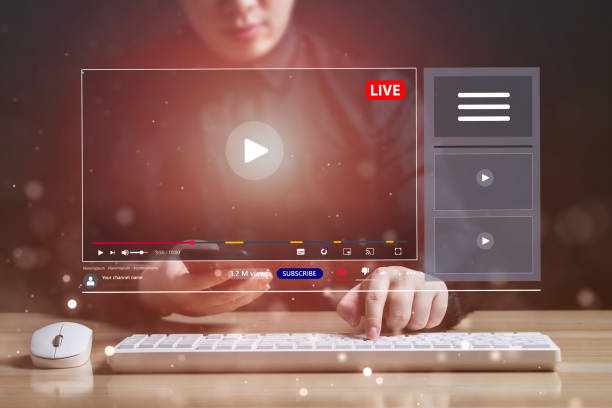 istock Modern multimedia technology concept. video content creation online streaming Popular internet video 1536109024