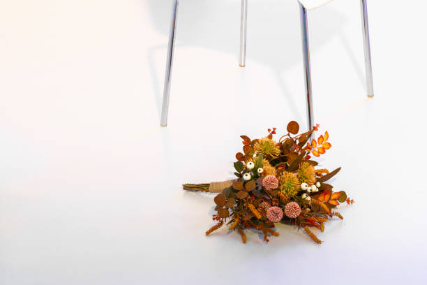 bouquet of dried flowers