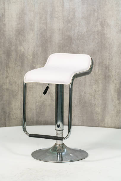 istock White modern bar chair isolated on gray background 1536132569