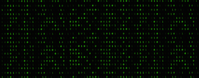 Number Coding Background Binary Code Backgrounds A Sequence Of Zero And One Green Numbers On A ...