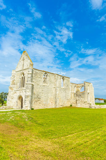 Chateliers Abbey in La Flotte, France Abbaye des Chateliers in La Flotte, France flotte stock pictures, royalty-free photos & images