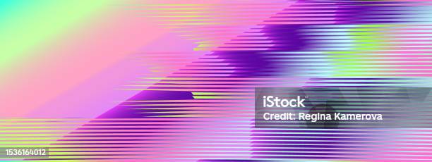 Dyagonal Iridescent Dyagonal Neon Colors Geometric Textured Banner With Gradient ...