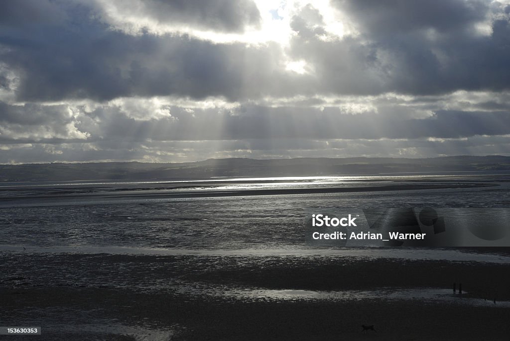 Sonne spiegelt sich im Wasser - Lizenzfrei Blau Stock-Foto