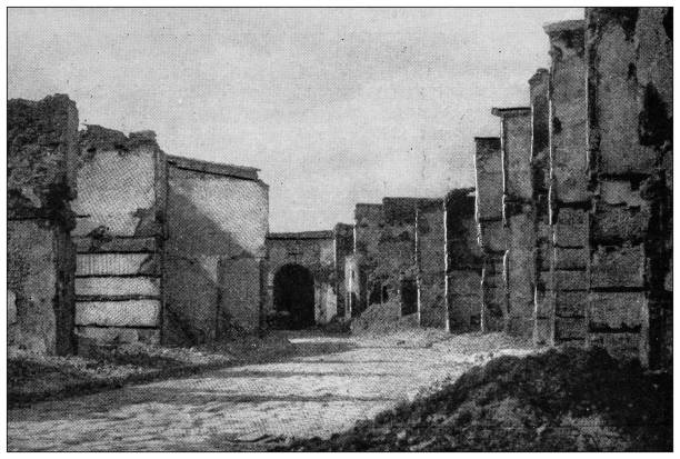 istock Antique image from British magazine: Conflict in Crete, Gate leading to the harbour 1536360111