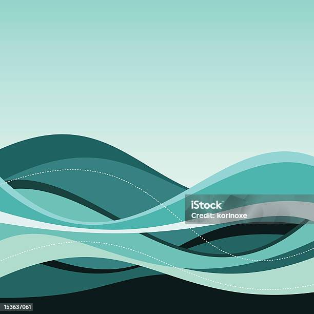 Water Wave Stock Vektor Art und mehr Bilder von Welle - Welle, Wellenmuster, Abstrakt
