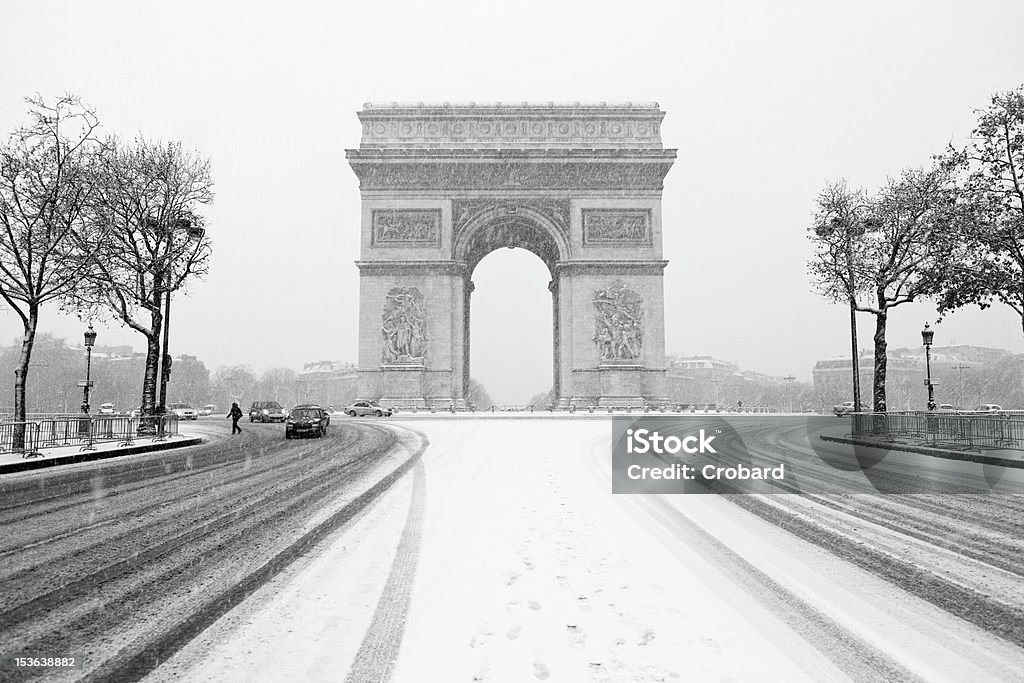 Arco de Triunfo - Royalty-free Paris - França Foto de stock