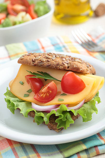 istock Sandwich with cheese and vegetables 153639063