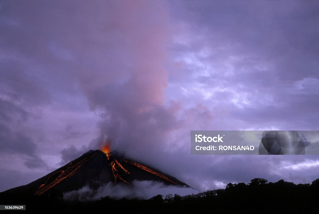 Vulkan - Lizenzfrei Costa Rica Stock-Foto