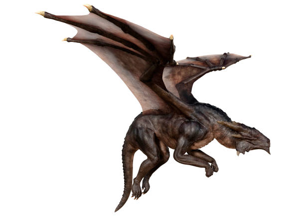 istock 3D Rendering Fairy Tale Dragon on White 1536440371